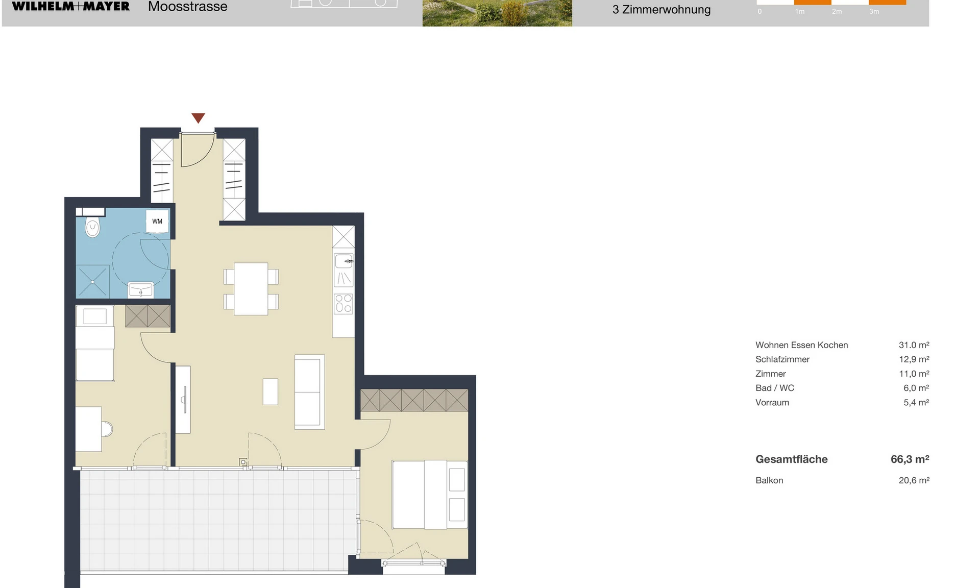 Wohnanlage Götzis Moosstraße Grundriss Top06