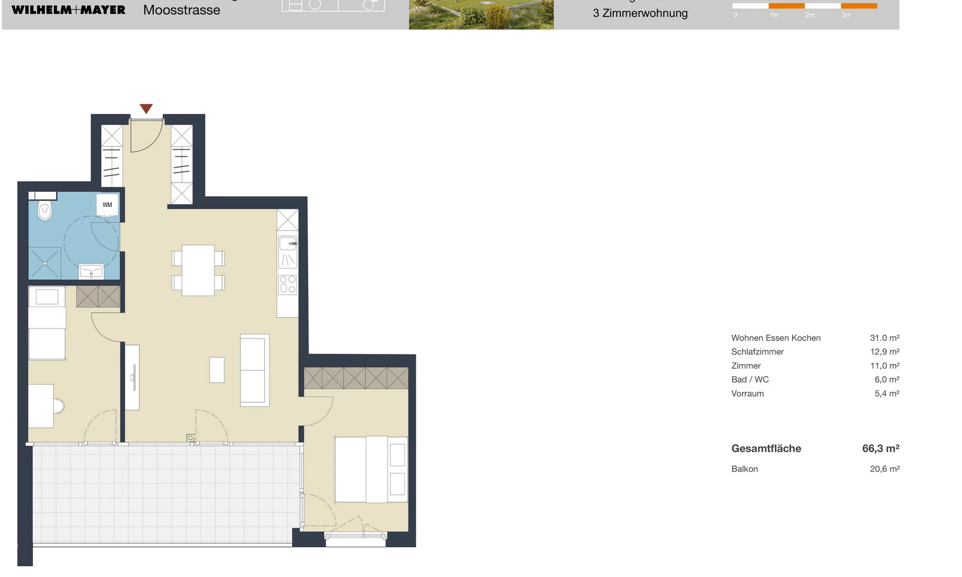 Wohnanlage Götzis Moosstraße Grundriss Top10