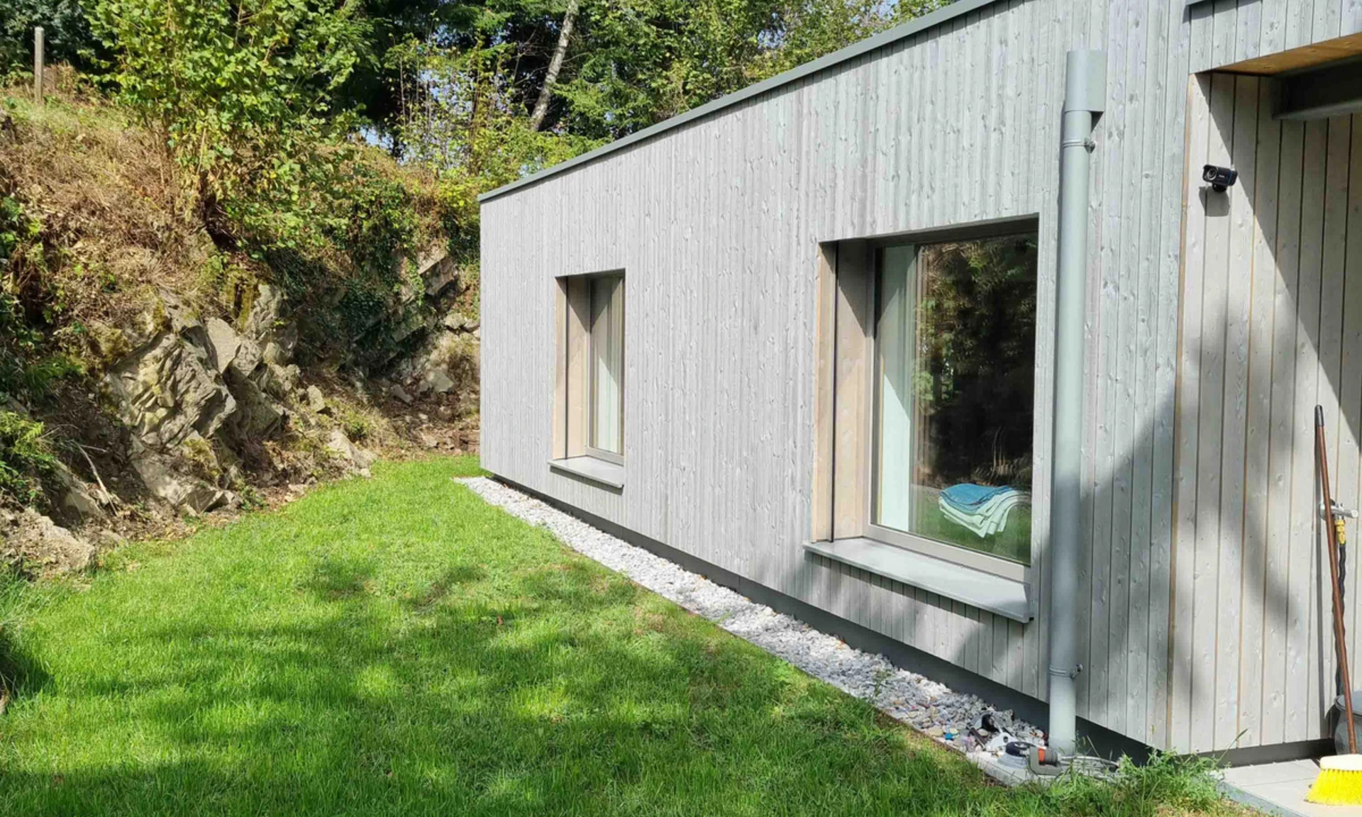 Einfamilienhaus in Frastanz nach dessen Umbau und Sanierung durch Wilhelm+Mayer Bau.