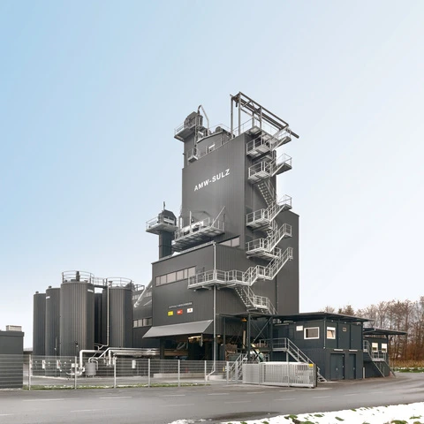 Neues Asphaltmischwerk in Sulz. 