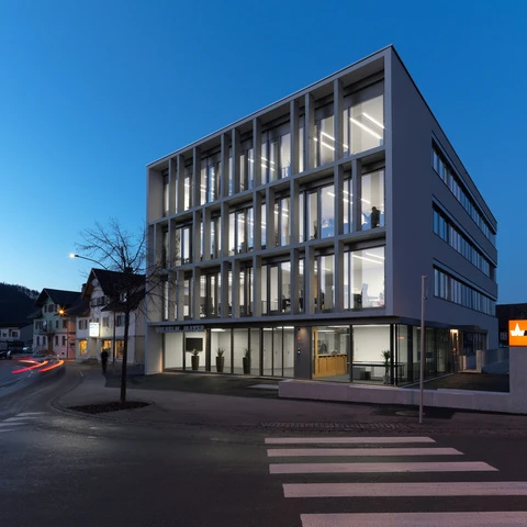 Bürogebäude von Wilhelm und Mayer Bau in Götzis
