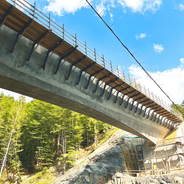 Rappenlochbrücke von unten