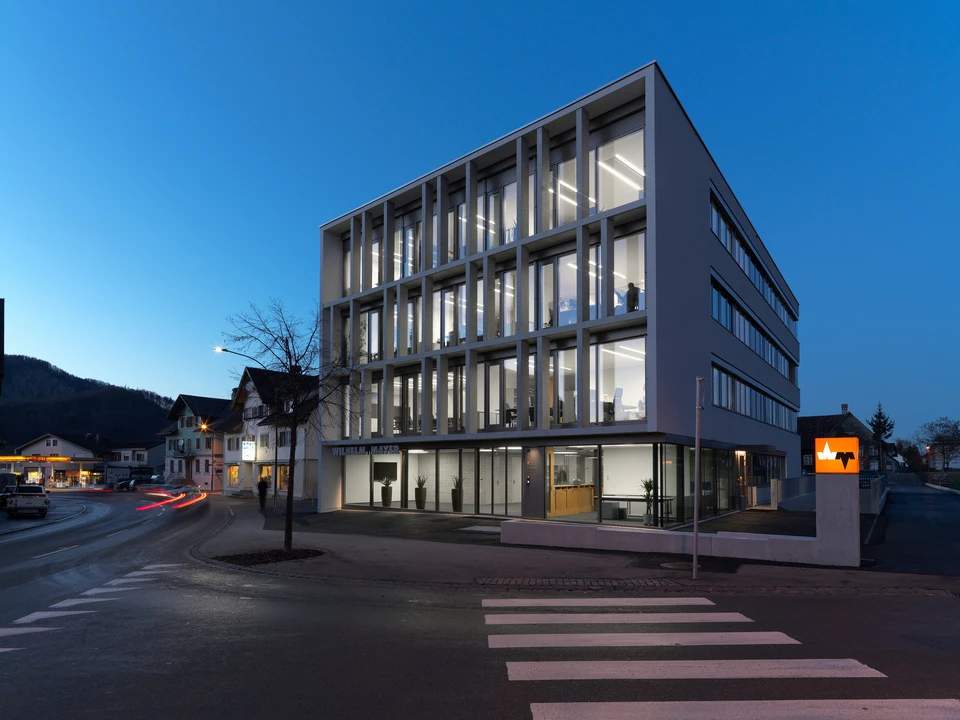 Bürogebäude von Wilhelm und Mayer Bau in Götzis
