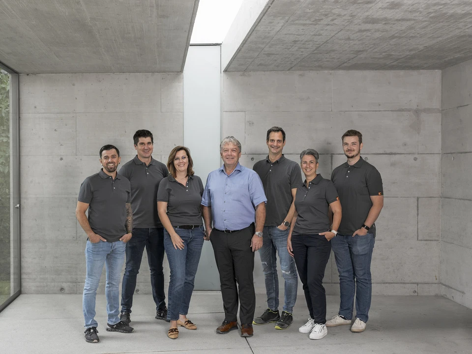 Foto vom Lehrlingsteam bei Wilhelm+Mayer Bau in Götzis.